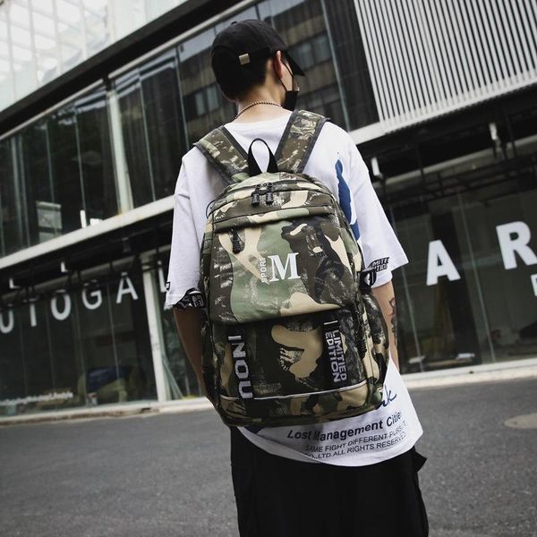 

backpack weysfor vogue camouflage color lapshoulder bags for men women school bag mochilas female student