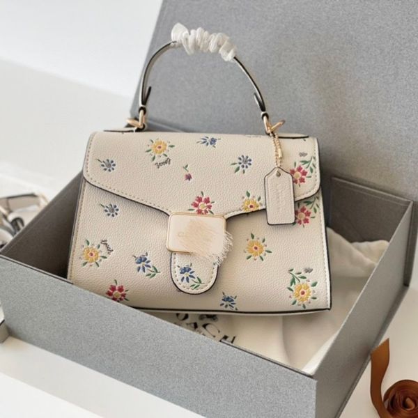 

2021 new bag female c flower pepper handbag postman bag zmm