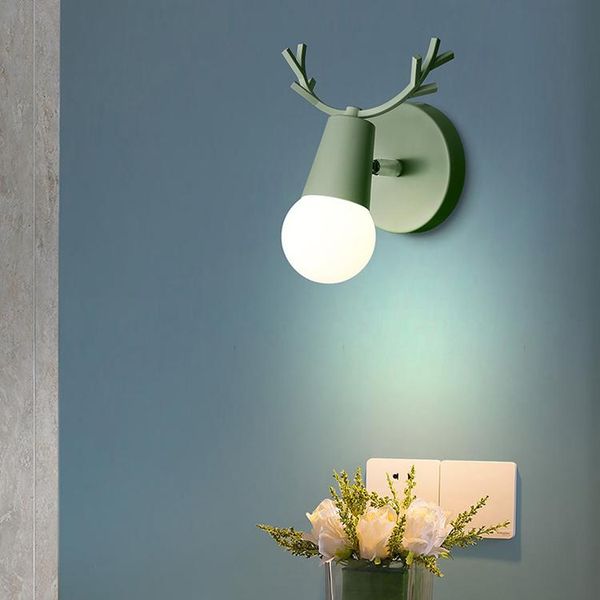 

wall lamp nordic style sconce simple luxury colourful bedside indoor corridor muur lampen bedroom decoration dm50wl
