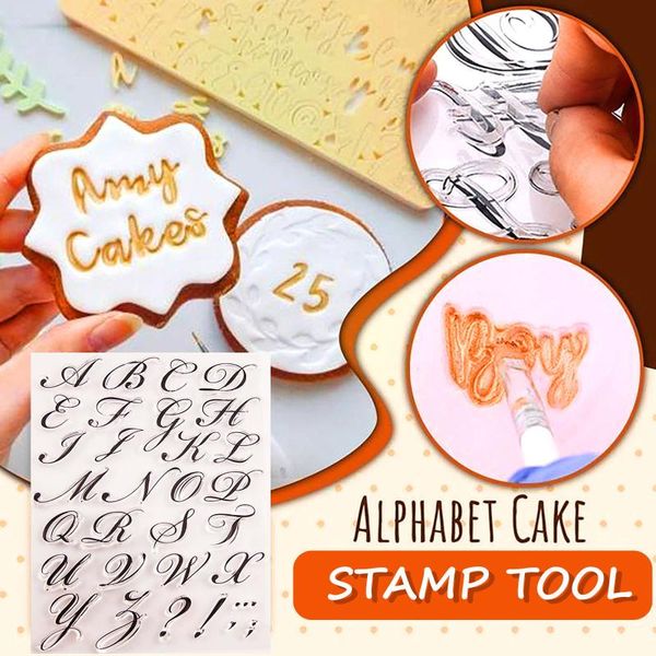 

party favor alphabet stamp cake decor baking bakeware letters tool decorating tools chocolate mold kitchen mould