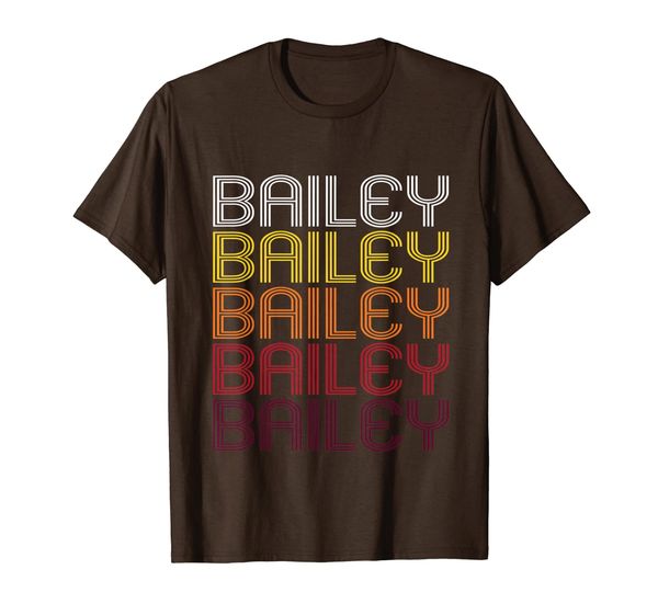 

Bailey Retro Wordmark Pattern - Vintage Style T-shirt, Mainly pictures