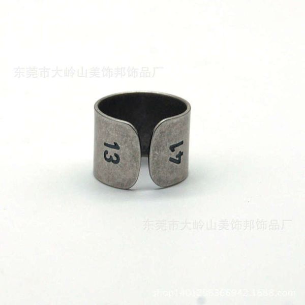 

gd 1314 series tide brand ring, men's and women's ancient silver ring jewelry, Black