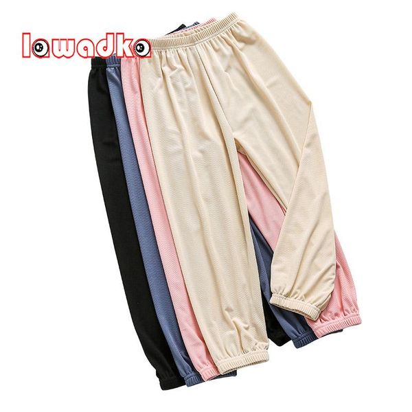 

trousers lawadka summer thin kids boys girls pants casual children boy girl fashion black pink children's clothing oversize pant, Blue