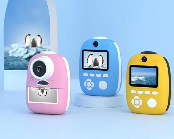 

camcorders 2mp 1080p dual lens instant camera children print po digital video children's toy gift kids
