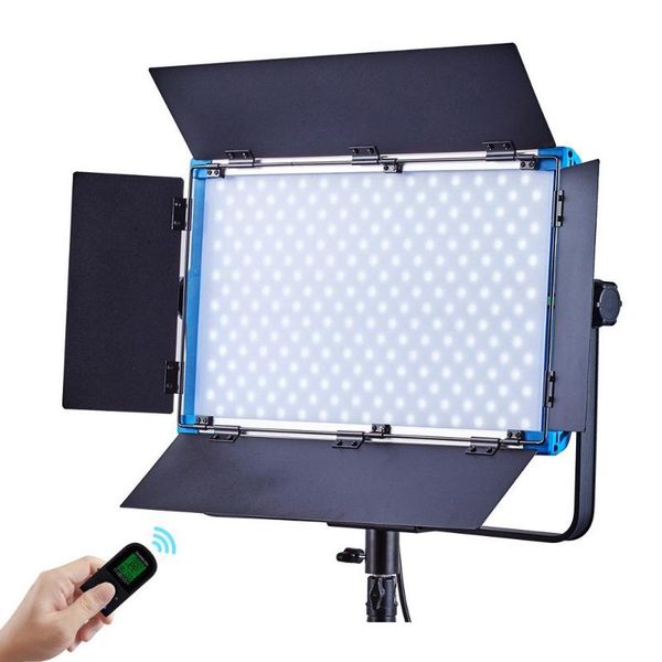 

led video studio light 100w bi-color yidoblo a-2200iv pography lighting 3200k-5500k soft fill with tripod dmx flash heads