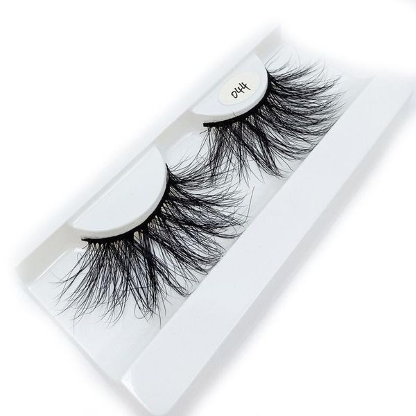 

false eyelashes 1pair 25mm lashes 3d 100% mink hair thick long wispy fluffy handmade eye cruelty-woman's beauty tool