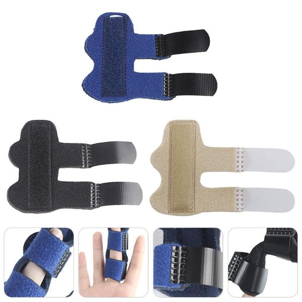 

watch bands 3pcs finger brace splint multi-functional premium, Black;brown