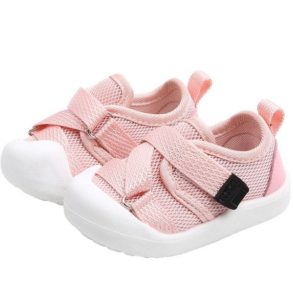 

athletic & outdoor baby girl shoes toddler ribbon casual pink gray black color born boy soft bottom anti-slip kids infant sneakers