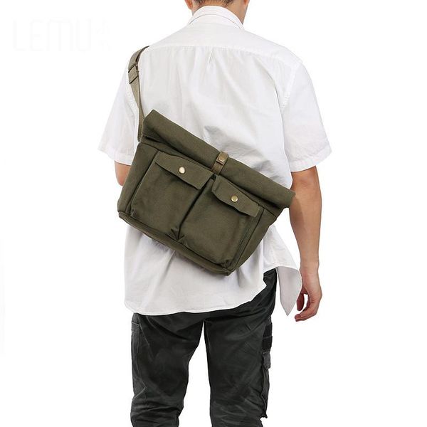

briefcases vintage bag men's casual postman's messenger sports briefcase