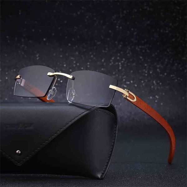 

70% off clearance online kajila frameless cut edge wood grain leg men's ocean piece women's sunglasses, White;black