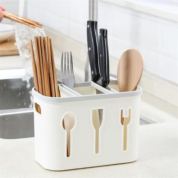 

storage bottles & jars kitchen tableware tray knife holder organizer container spoon fork separation block