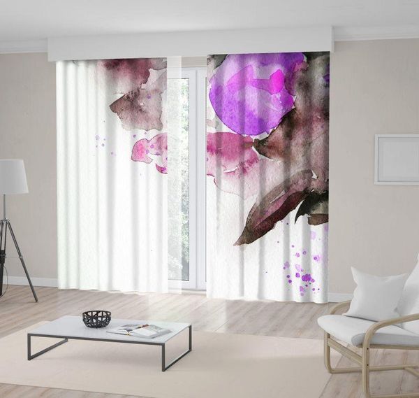 

curtain & drapes bouquet of flowers spring summer garden nature decorating artwork brown purple