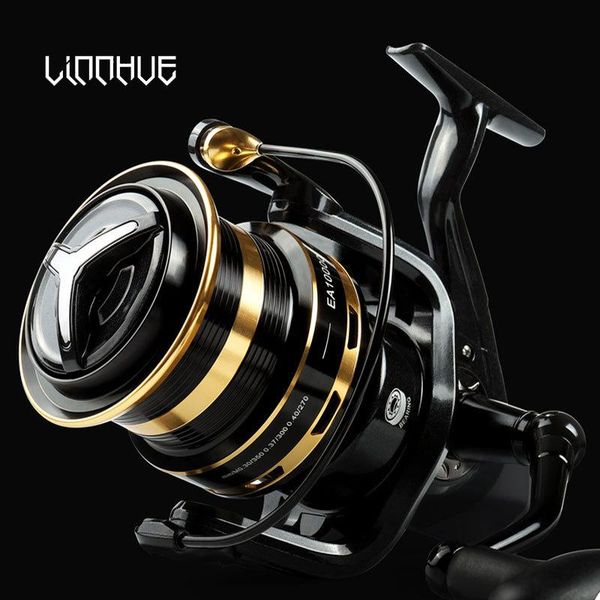 

big carp fishing reel 10000-12000 trolling spinning for saltwater carretilha de pesca 12+1bb 10kg drag baitcasting reels