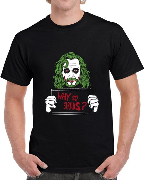

men's t-shirts men t-shirt why so sirius t shirt tshirt women, White;black