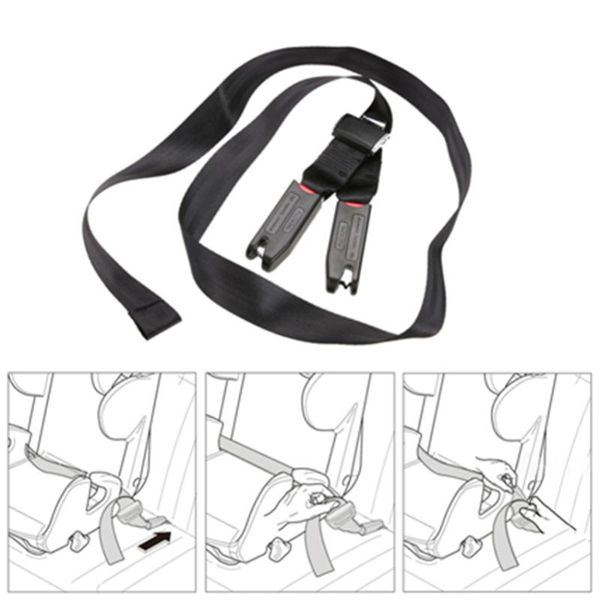 

safety belts & accessories baby car safe seat strap adjustable isofix soft link belt clip anchor holder cover shoulder harness crips