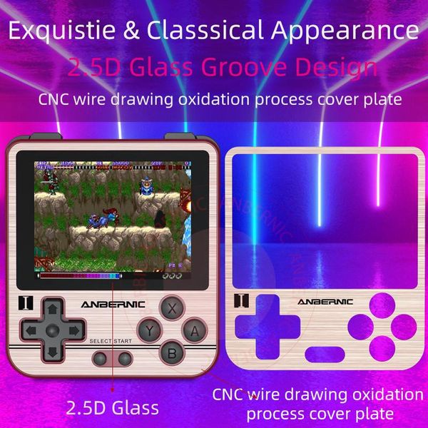 

retro game console open sourse system cnc shell ps1 mini portable 2.7" ips opendingux 32g 140000 games players