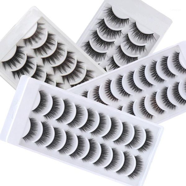 

pairs natural false eyelashes fake lashes long makeup 3 d mink eyelash extension beauty dolls1