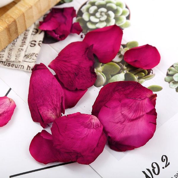 

80g/bag natural dried rose petals beauty spa supplies, dry flowers bathing relieve fragrant wholesale preserved roses decorative & wreaths