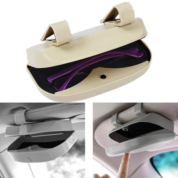 

other interior accessories 2021 fation glasses holder car sun visor case organizer storage box sunshade for