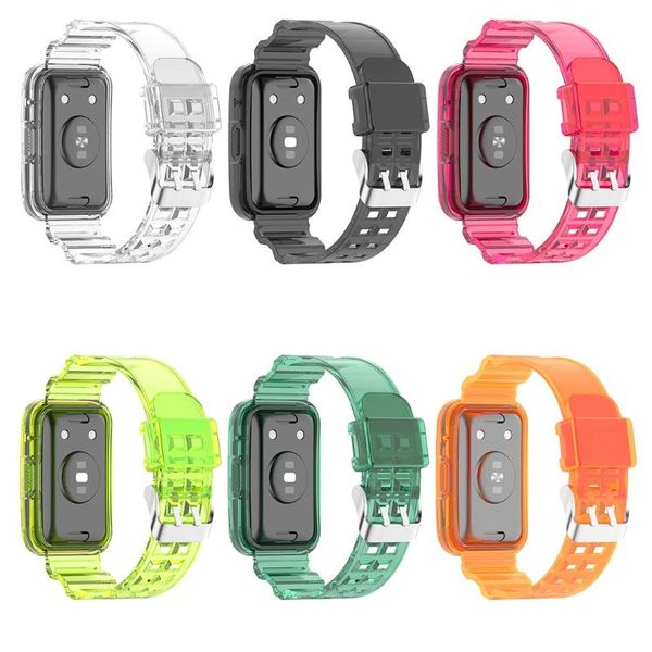 

watch bands for huawel bracelet wrist band smart luminous replacement silicone, Black;brown