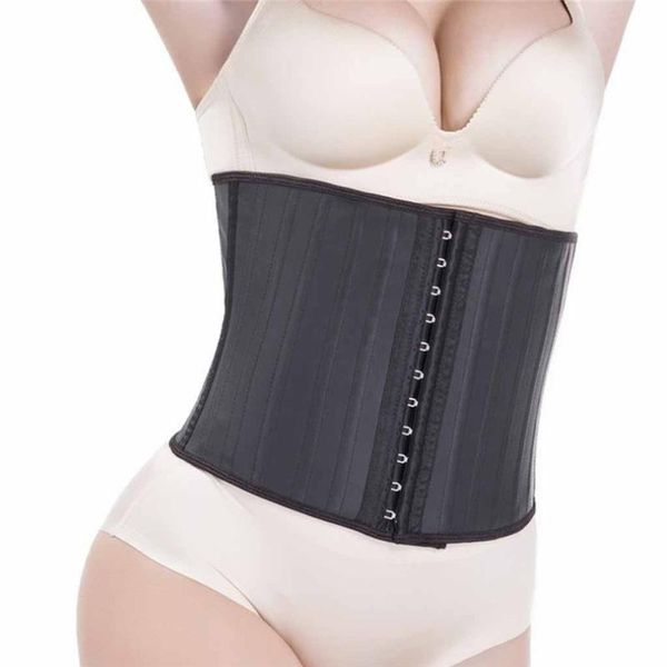 

women's shapers waist trainer corset women shapewear motion belt body slimming shaper adjust cinta modeladora 40may01, Black;white