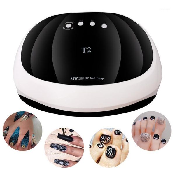 

nail lamp dryer for all gel polish with lcd display touch sensor professional uv led manicure dryers1