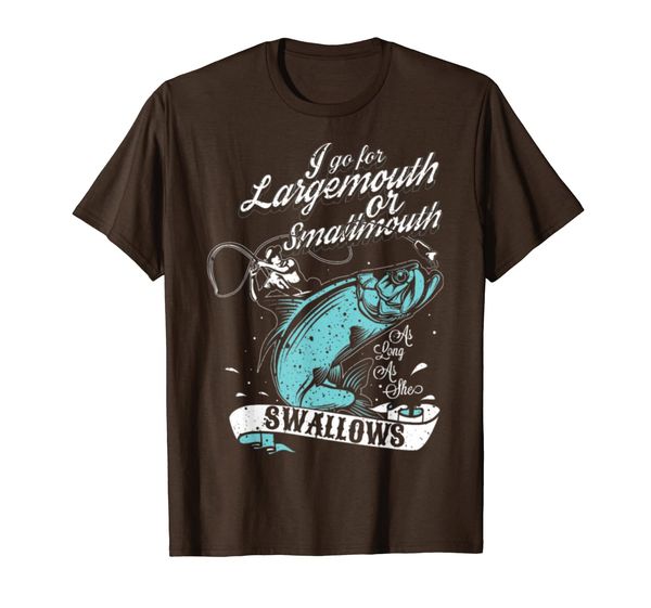 

as long as she swallows it's all good t-shirt, White;black