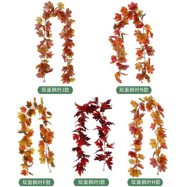 

decorative flowers & wreaths thanksgiving simulation rattan, halloween christmas decoration self-adhesive hooks in stock