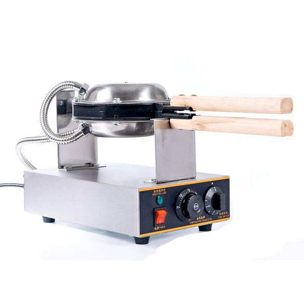 

rotary bubble egg waffle maker commercial electric 110v/220v not-stick pan eggettes puff bread makers