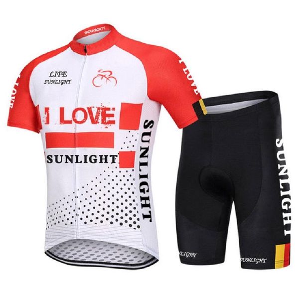 

racing sets cycling suit men's summer road bike sweatshirt multiple mtb 9d cushion sportswear breathable mailot jersey, Black;blue