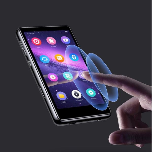 

est bluetooth 5.0 mp3 player with high resolution and full touch screen built-in speaker hifi lossless sound 8gb & mp4 players