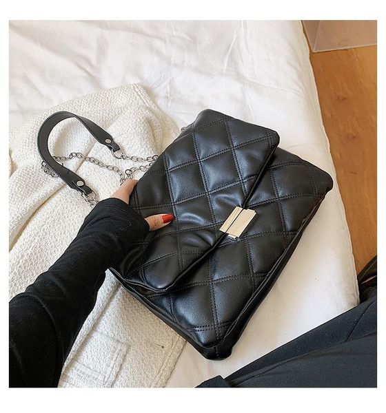 

evening bags soft pu leather crossbody shouler for women 2021 fashion chain handbag tote female luxury designer shopper bag clutch