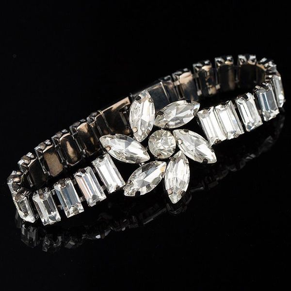 

fashion diamond sparkly flower bracelet korean version jewelry charm bracelets, Golden;silver