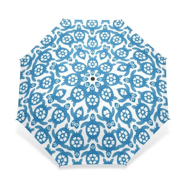 

umbrellas cute cartoon umbrella rain women men parasol fully automatic folding tortoise anti-uv sun and windproof paraguas