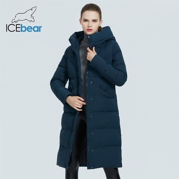

casual jacket hooded women's winter thick parka fashion coat windproof and warm clothing gwd0d 211011, Black