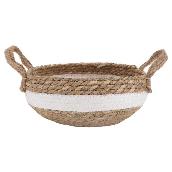 

1pc hand-woven basket woven fruit storage for home (assorted color) baskets