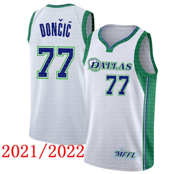 

77 luka 2022 doncic jersey dall as dirk 41 nowitzki maveric ks basketball atlant a jerseys haw ks trae 11 young 2021 white blue black red s-