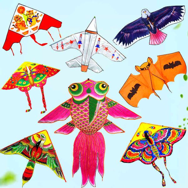 

children's triangle curved children's big cartoon kite scenic spot