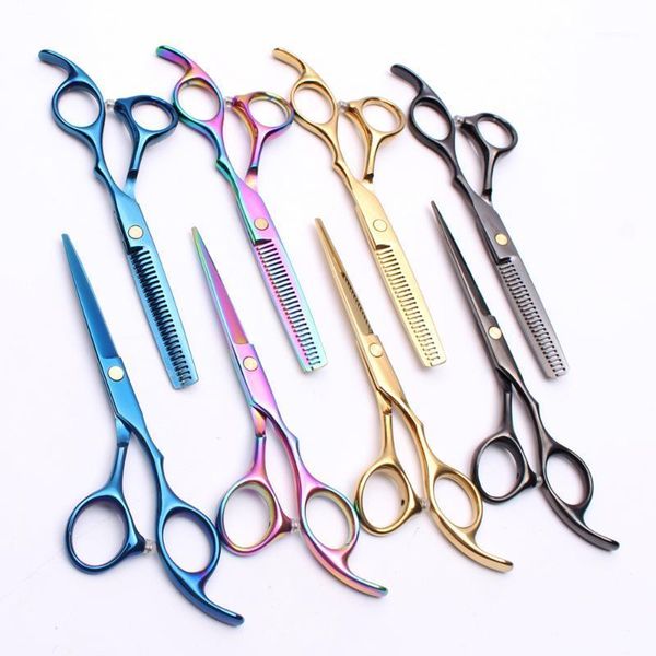 

6" 17.5cm jp stainless customized logo hairdresser's scissors cutting shears thinning professional hair1