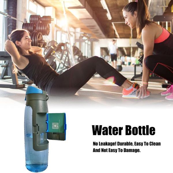 

sports water bottle 750ml protein shaker outdoor travel portable leakproof drinkware plastic my drink bpa bottles & cages