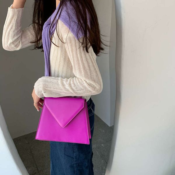 

pu leather female crossbody handle bags bright color ladi small flap shoulder msenger bag women purse pouch