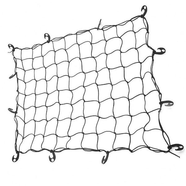

car organizer elastic cargo net black color storage roof baggage cover camping luggage bungee covers 120x90cm