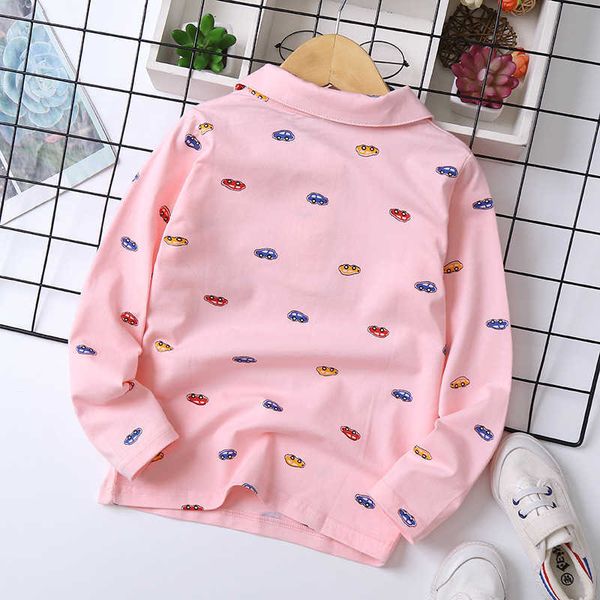 

kids shirt coat new 2021 sweet baby clothes fashion autumn spring long sleeve g0917, Black