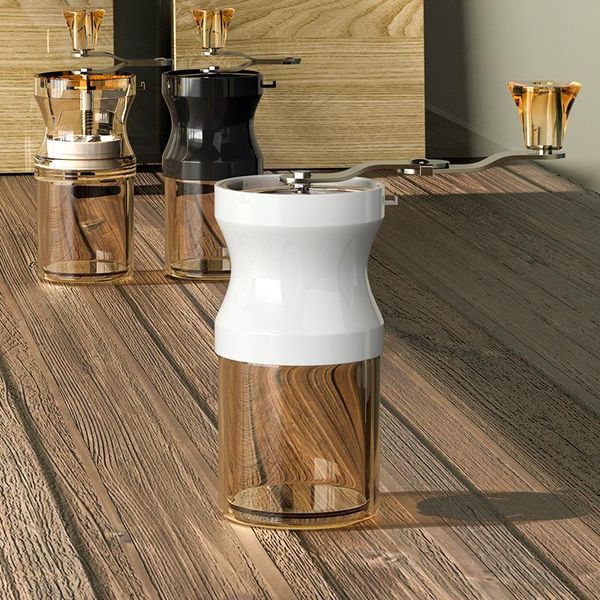 

manual coffee grinders grinder mini stainless steel hand ceramic handmade bean burr machine mill kitchen tool