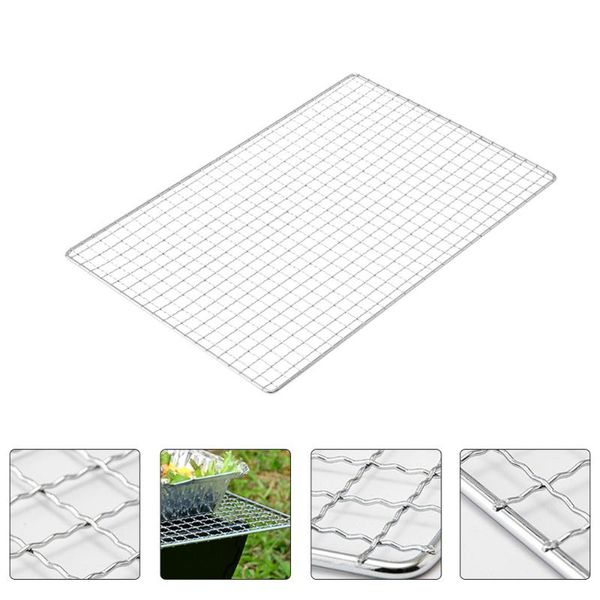 

tools & accessories 2pcs barbecue wire meshes non-stick holder outdoor grill mat cooling rack