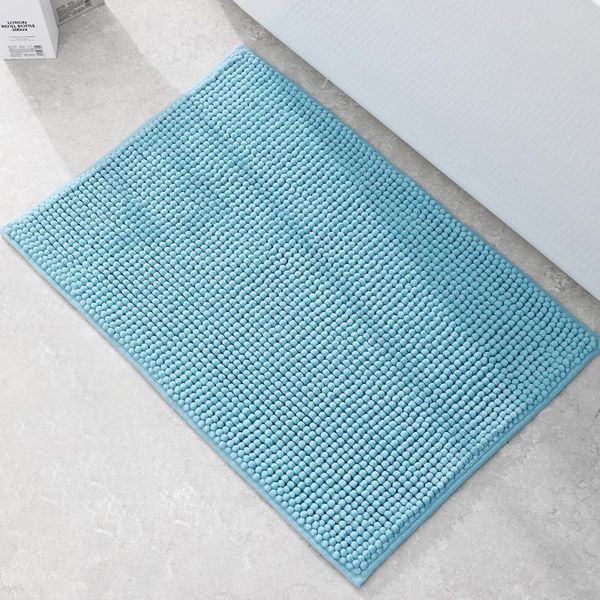 

bath mats chenille entrance doormat non-slip hallway kitchen area rug absorbent bathtub floor carpet