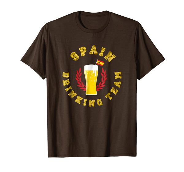 

Spain Team Drinking Shirt Beer Tee, Mainly pictures