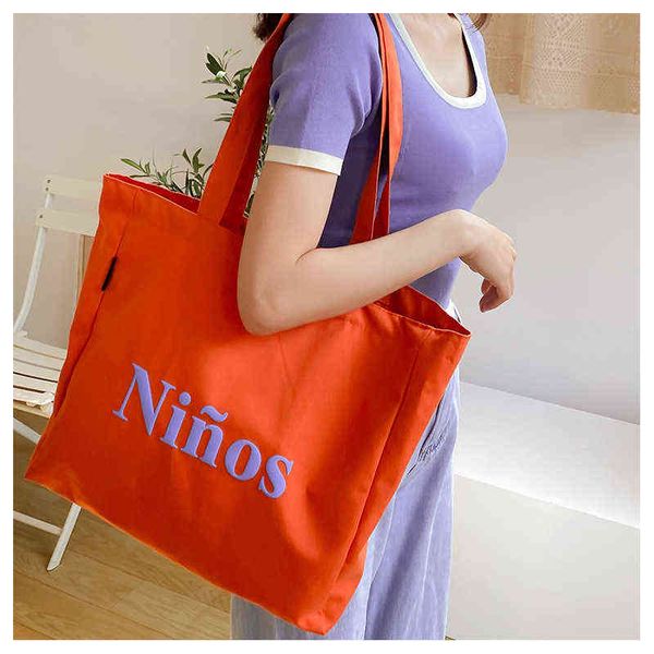 

shopping bags, women's leisure handbags, canvas bags, fashion, epaulets, environmental protection, 2020, 220310