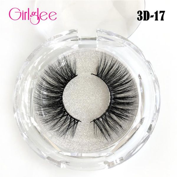 

professional eyelashes makeup natural 3d mink lashes fluffy soft big volume reusable thick girlglee false