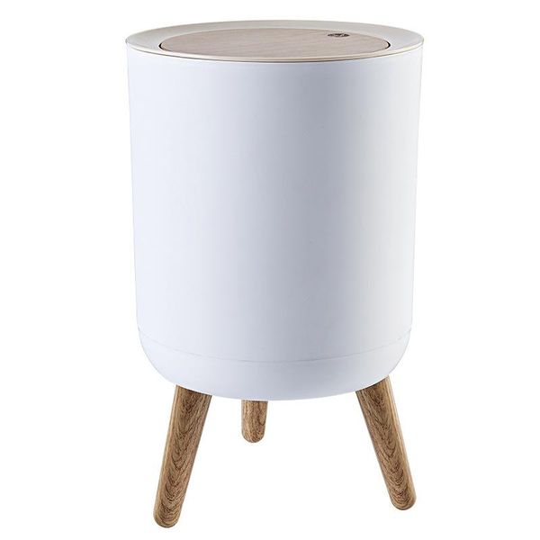 

waste bins japanese garbage can household living room with cover toilet el wood grain pressing plastic home supplies